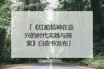 《红船精神在嘉兴的时代实践与探索》白皮书发布