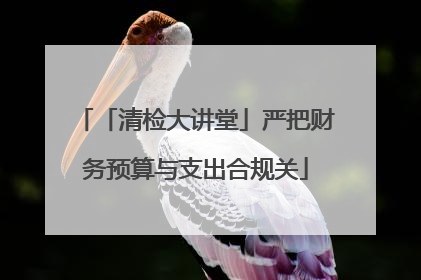 「清检大讲堂」严把财务预算与支出合规关