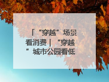 “穿越”场景看消费｜“穿越”城市公园看低空消费新场景
