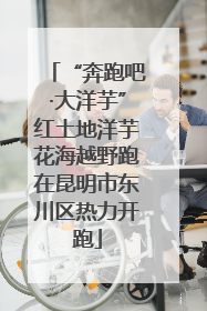 “奔跑吧·大洋芋”红土地洋芋花海越野跑在昆明市东川区热力开跑