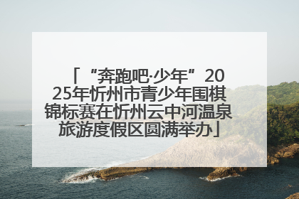 “奔跑吧·少年”2025年忻州市青少年围棋锦标赛在忻州云中河温泉旅游度假区圆满举办
