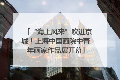 “海上风来”吹进京城！上海中国画院中青年画家作品展开幕