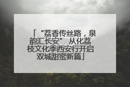“荔香传丝路，泉韵汇长安” 从化荔枝文化季西安行开启双城甜蜜新篇