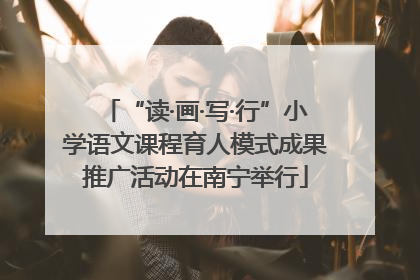 “读·画·写·行”小学语文课程育人模式成果推广活动在南宁举行