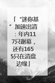 “迷你基”加速出清：年内117只谢幕，还有1655只在清盘边缘