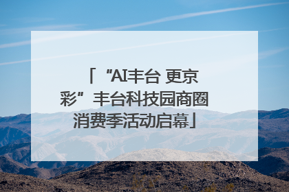“AI丰台 更京彩”丰台科技园商圈消费季活动启幕