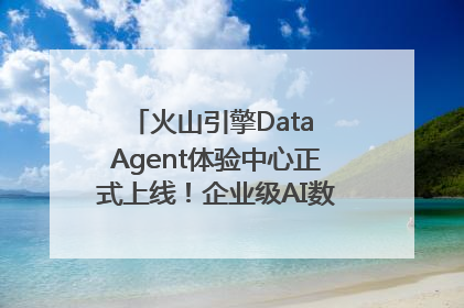 火山引擎Data Agent体验中心正式上线！企业级AI数据专家触手可及