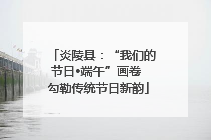 炎陵县：“我们的节日•端午”画卷 勾勒传统节日新韵