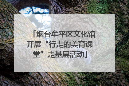 烟台牟平区文化馆开展“行走的美育课堂”走基层活动