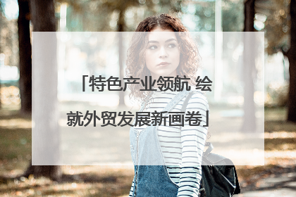特色产业领航 绘就外贸发展新画卷