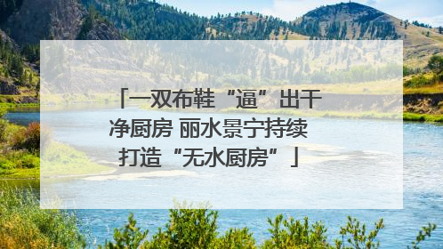 一双布鞋“逼”出干净厨房 丽水景宁持续打造“无水厨房”