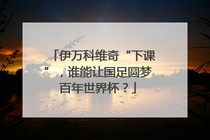伊万科维奇“下课”，谁能让国足圆梦百年世界杯？