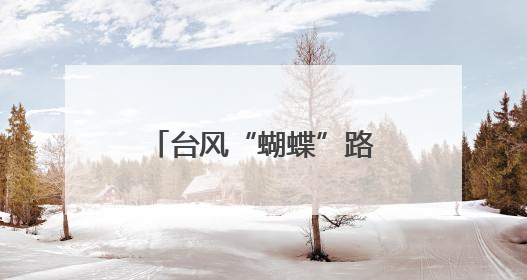 台风“蝴蝶”路径有变！或在海南这一带登陆