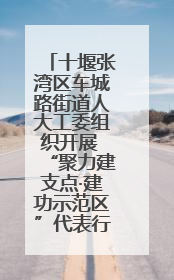 十堰张湾区车城路街道人大工委组织开展 “聚力建支点·建功示范区”代表行动