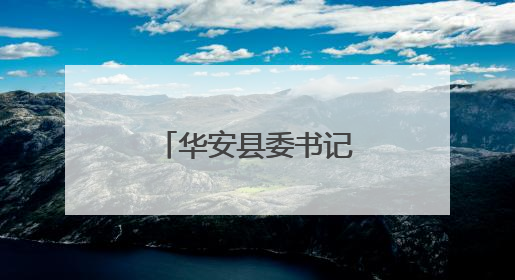 华安县委书记会见重点客商