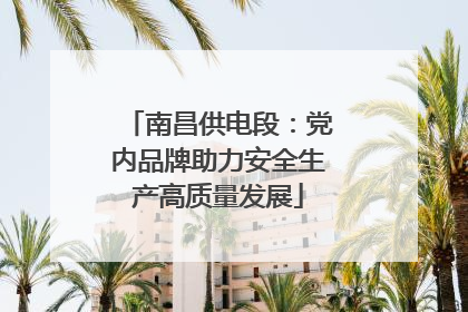 南昌供电段：党内品牌助力安全生产高质量发展