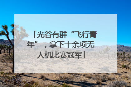 光谷有群“飞行青年”，拿下十余项无人机比赛冠军