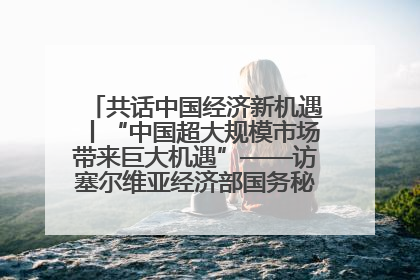 共话中国经济新机遇丨“中国超大规模市场带来巨大机遇”——访塞尔维亚经济部国务秘书尼科利奇