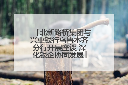 北新路桥集团与兴业银行乌鲁木齐分行开展座谈 深化银企协同发展