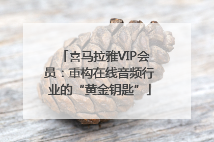 喜马拉雅VIP会员：重构在线音频行业的“黄金钥匙”