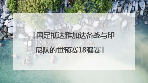 国足抵达雅加达备战与印尼队的世预赛18强赛