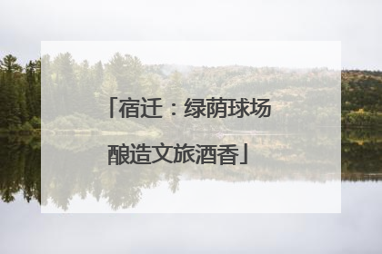 宿迁：绿荫球场酿造文旅酒香