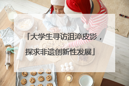 大学生寻访沮漳皮影，探求非遗创新性发展