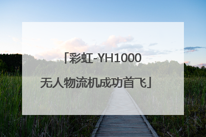 彩虹-YH1000无人物流机成功首飞