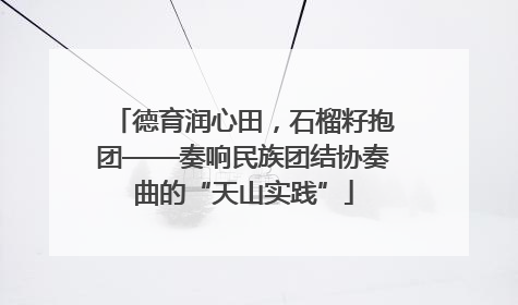 德育润心田，石榴籽抱团——奏响民族团结协奏曲的“天山实践”