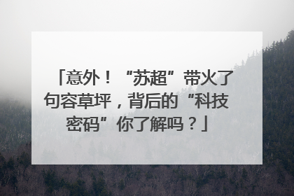意外！“苏超”带火了句容草坪，背后的“科技密码”你了解吗？