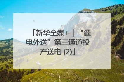 新华全媒+｜“疆电外送”第三通道投产送电 (2)