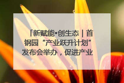 新赋能•创生态｜首钢园“产业跃升计划”发布会举办，促进产业合作交流走深走实