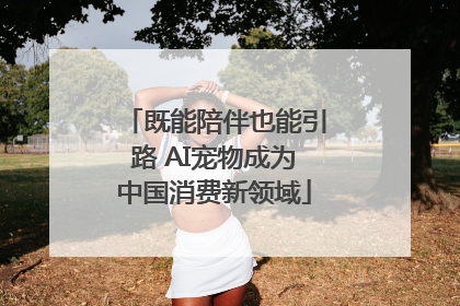 既能陪伴也能引路 AI宠物成为中国消费新领域