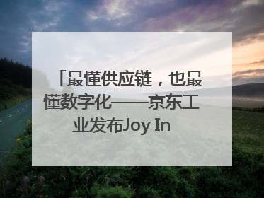 最懂供应链，也最懂数字化——京东工业发布Joy Industrial 重塑工业未来