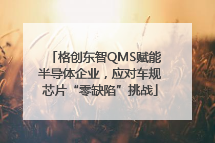 格创东智QMS赋能半导体企业，应对车规芯片“零缺陷”挑战