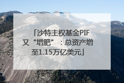 沙特主权基金PIF又“增肥”：总资产增至1.15万亿美元