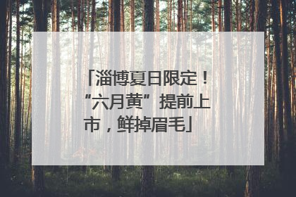 淄博夏日限定！“六月黄”提前上市，鲜掉眉毛
