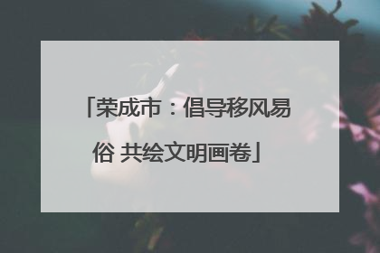 荣成市：倡导移风易俗 共绘文明画卷