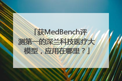 获MedBench评测第一的深兰科技医疗大模型，应用在哪里？