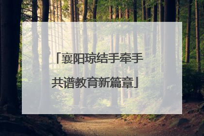 襄阳琼结手牵手 共谱教育新篇章