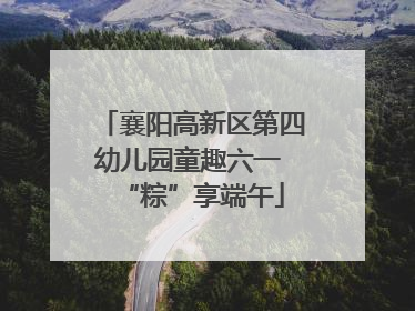 襄阳高新区第四幼儿园童趣六一 “粽”享端午
