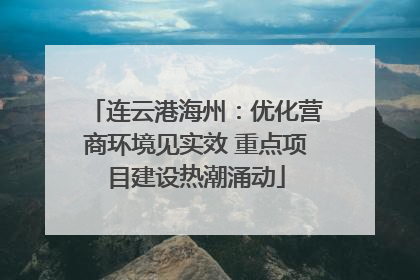 连云港海州：优化营商环境见实效 重点项目建设热潮涌动