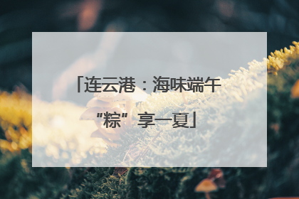 连云港：海味端午 “粽”享一夏