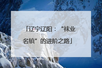 辽宁辽阳：“袜业名镇”的进阶之路