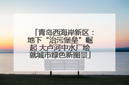 青岛西海岸新区：地下“治污堡垒”崛起 大卢河中水厂绘就城市绿色新图景