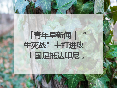 青年早新闻｜“生死战”主打进攻！国足抵达印尼，主教练发声