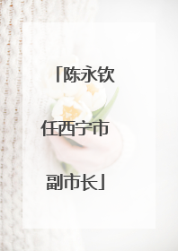 陈永钦任西宁市副市长