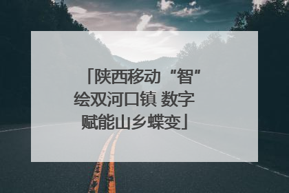 陕西移动“智”绘双河口镇 数字赋能山乡蝶变