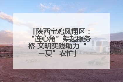 陕西宝鸡凤翔区：“连心角”架起服务桥 文明实践助力“三夏”农忙