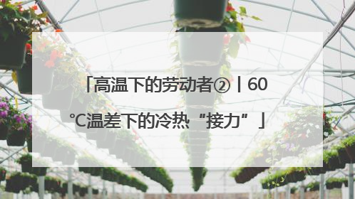 高温下的劳动者②丨60℃温差下的冷热“接力”